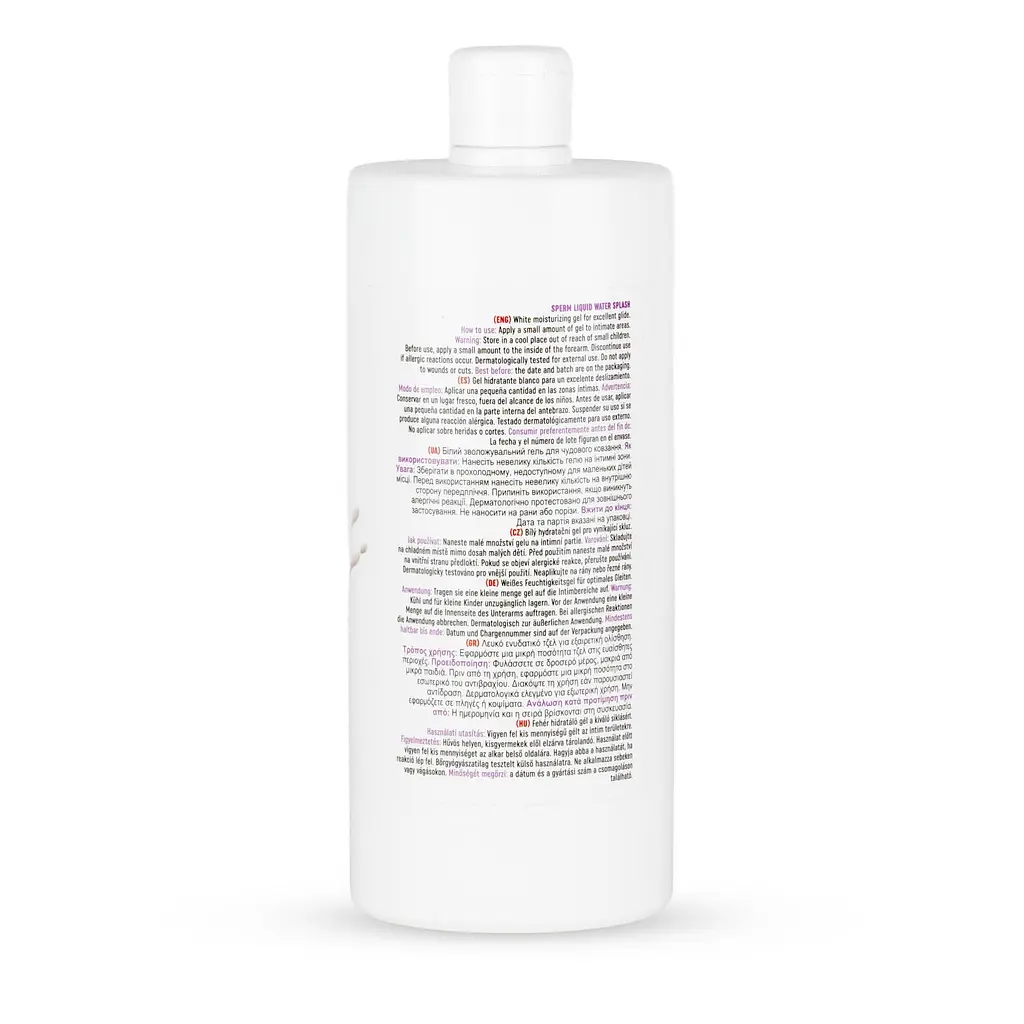 Лубрикант MyLove Sperm Liquid Water Splash білий 1000 мл - фото 4