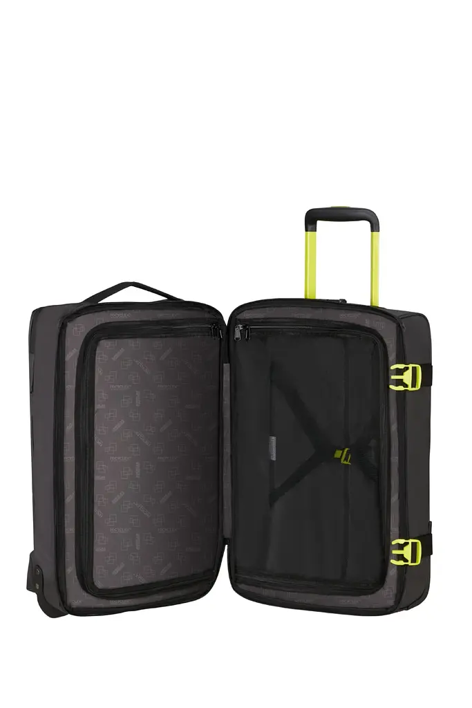 Дорожня Сумка На Колесах American Tourister URBAN TRACK BLACK/LIME 55x35x20 MD1*19201 - фото 2
