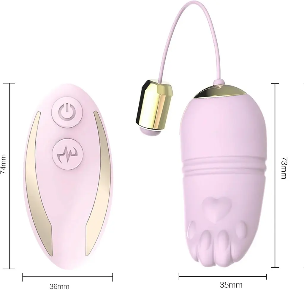 Віброяйце B - Series Joy Kitty, 7.3 см (світло-рожевий) - фото 6