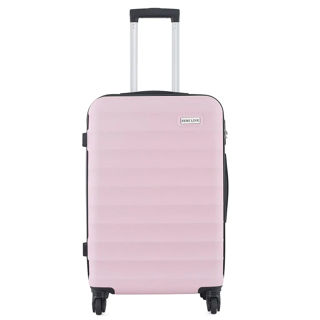 Валіза Semi Line 24 дюйми (M) дюйми (M) Pink Cream (T5632-2) - фото 3