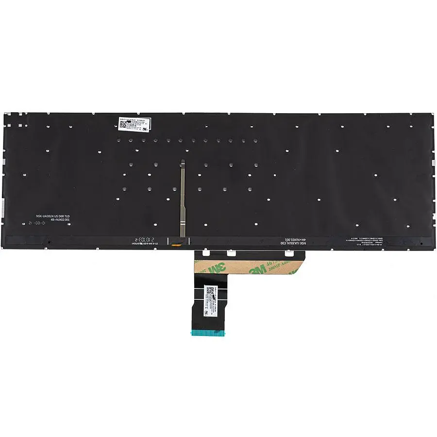Клавіатура для ноутбука ASUS (M3500 series) ukr чорний без кадру підсвічування клавіш - фото 2