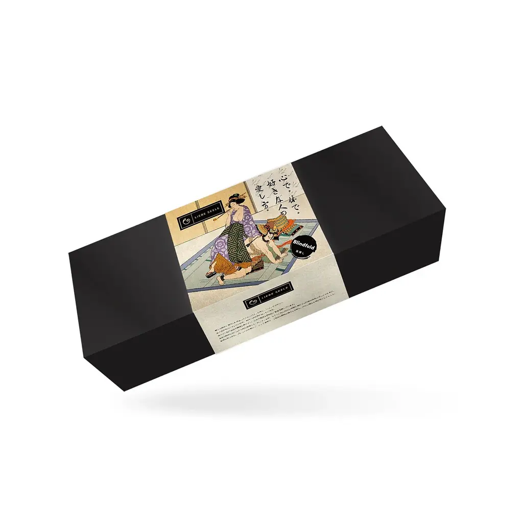 Шкіряна маска на очі Liebe Seele Samurai Blindfold SX2814 104161 - фото 4
