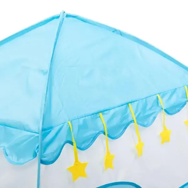 Намет-будиночок дитячий ігровий LUGI HP-S-1NDBL 125х100х120 см блакитний - фото 10