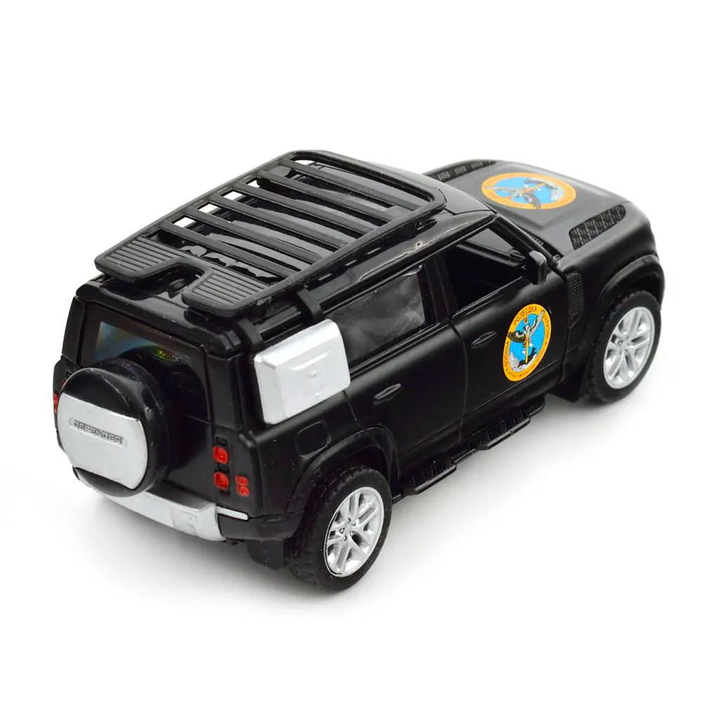 Автомодель TechnoDrive Шеврони Героїв Land Rover Defender 110 ГУР МО (250364M) - фото 7