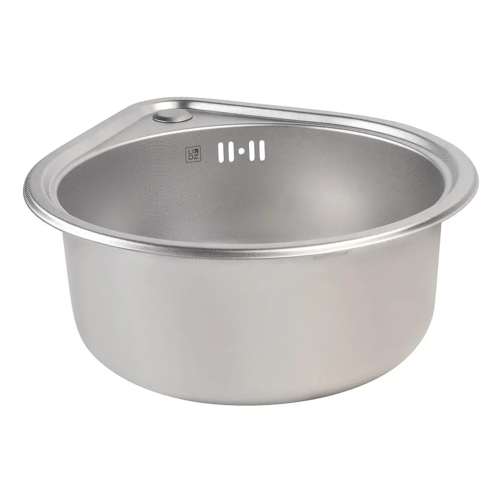 Мийка кухонна Lidz 4539 0.8 мм Micro Decor (LIDZ4539MDEC) - фото 4