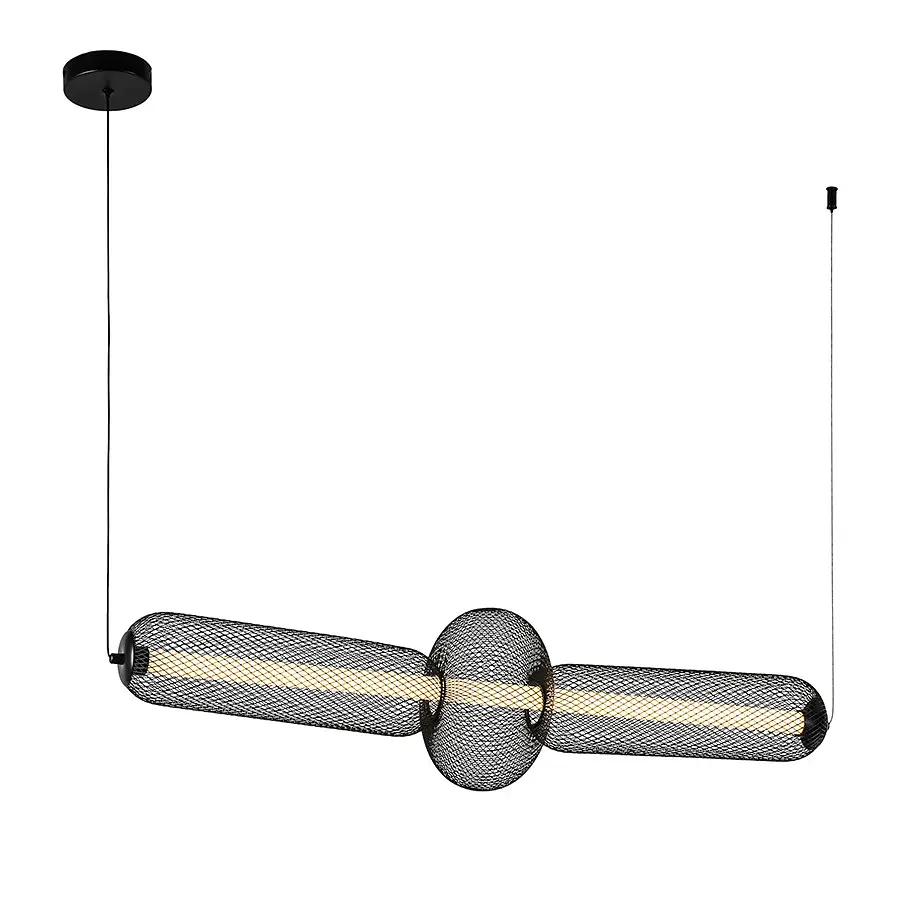 Люстра LED Levistella 7812035 BK, 8W, 3000K, чорний метал, сучасний стиль - фото 2