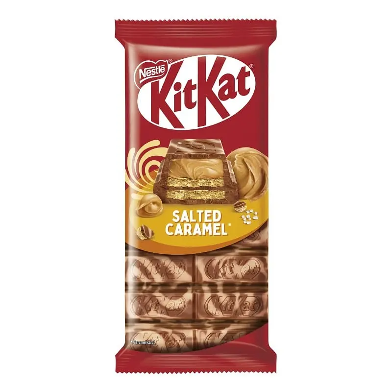 Набір плиток KitKat: Лісовий горіх 99 г +  Солона карамель 99 г - фото 2