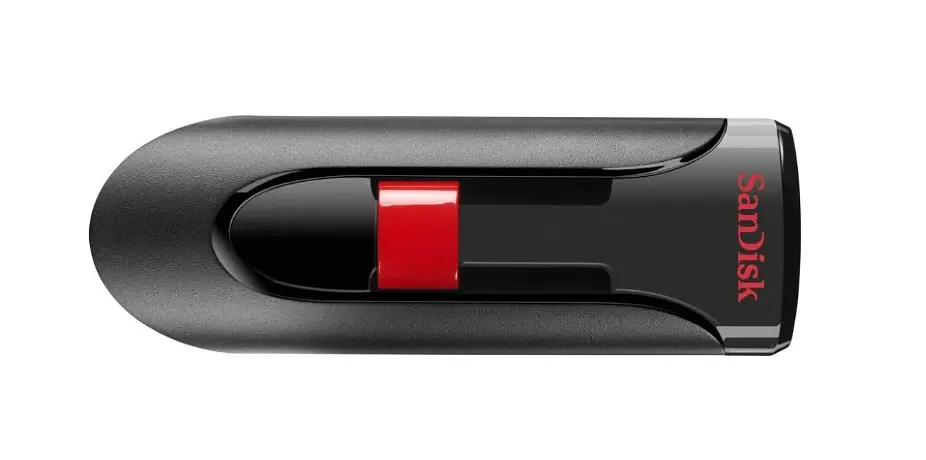 USB флеш-накопичувач SanDisk Cruzer Glide 32GB USB-A 3.0 Black/Red (SDCZ60-032G-B35) [66237] - фото 2