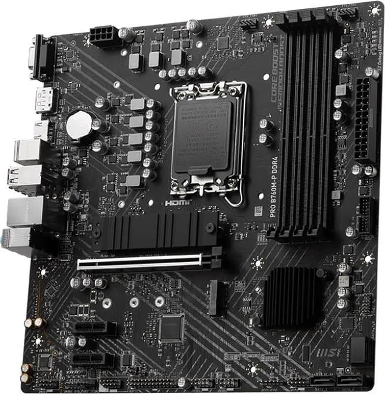 Материнська плата MSI Pro B760M-P DDR4 Socket 1700 - фото 2