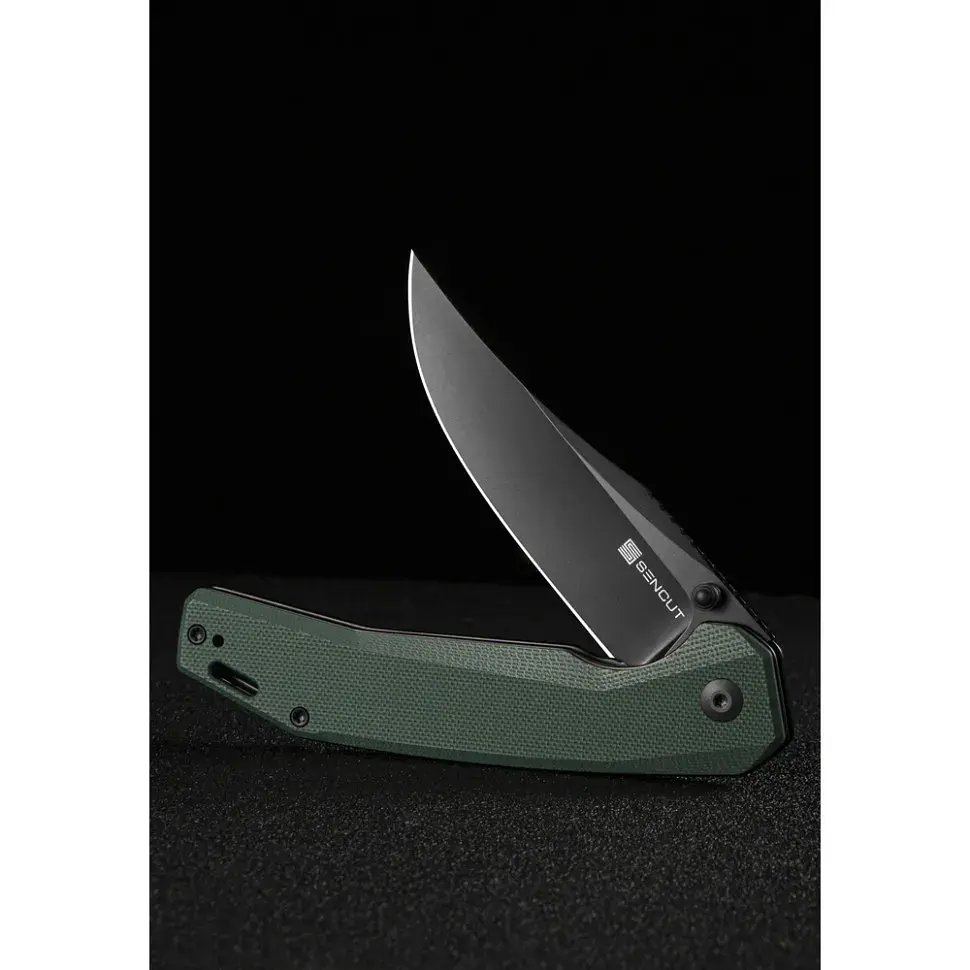 Ніж Sencut Vornix, Green G10, Black Stonewash (S25038-1) - фото 10