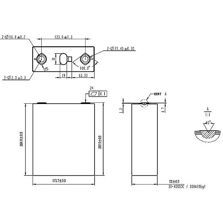 Акумуляторний елемент LiFePo4 EVE 3.2V/280A | Grade - A (896Wh) | Ω 0.17-0.18мОм - фото 9