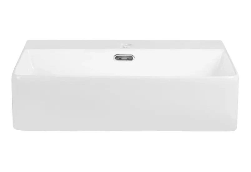 Комплект Qtap Nando LT: Раковина подвесная прямоугольная 500х420х130 мм White + Донный клапан PU02O (QT12112173SWN47323) - фото 2