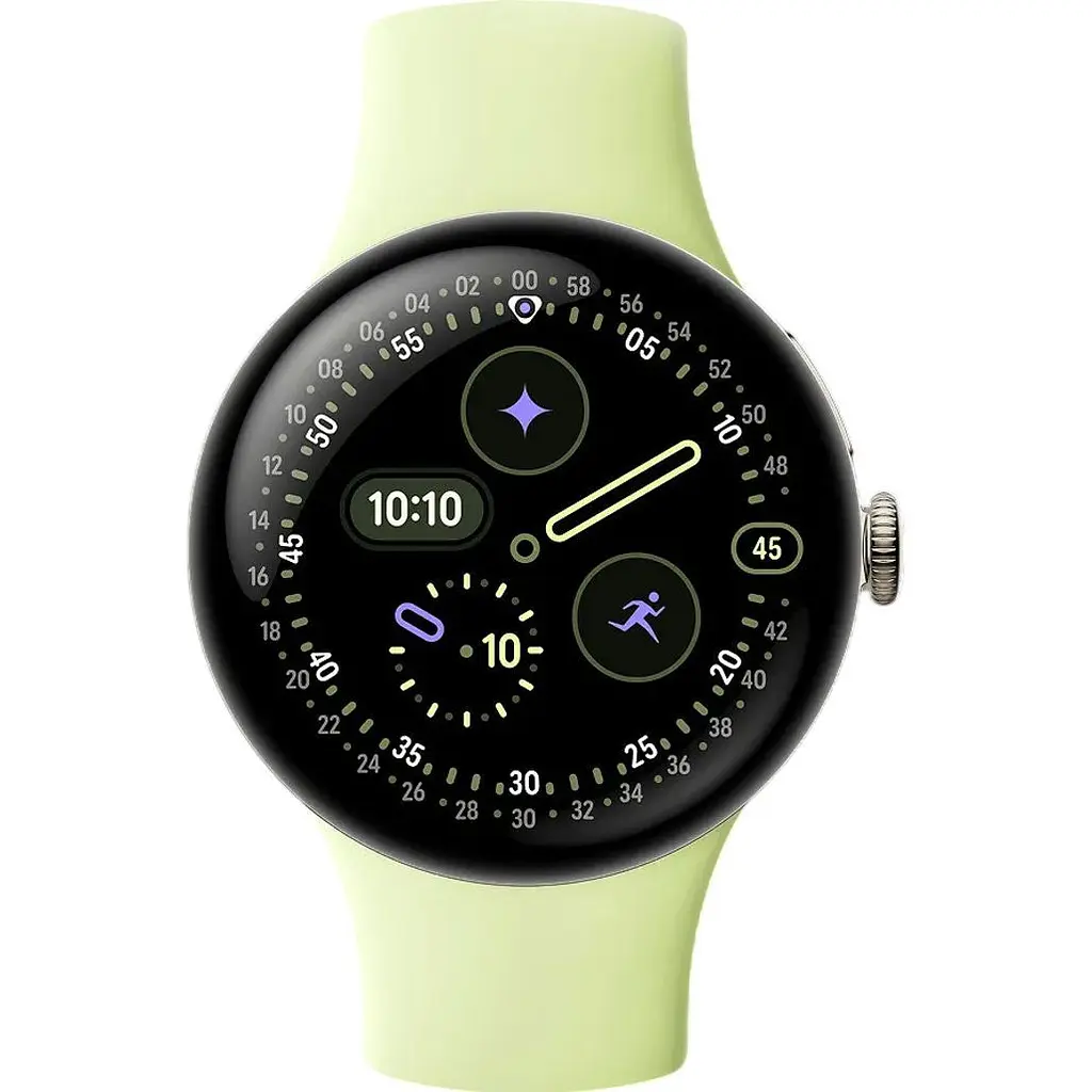 Смарт-часы Google Pixel Watch 4 41mm Wi-Fi Champagne Gold Aluminum Case/Lemongrass Active Band [164401] - фото 2