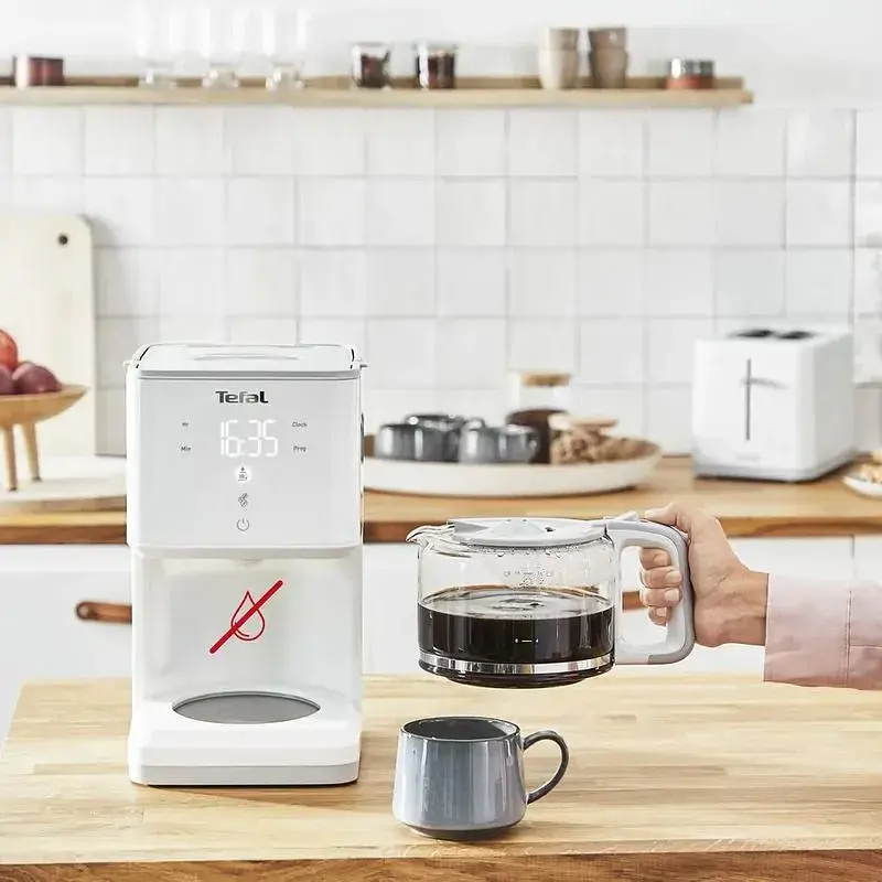 Кофеварка капельная Tefal Sense белый 1.25 л (CM693110) - фото 8