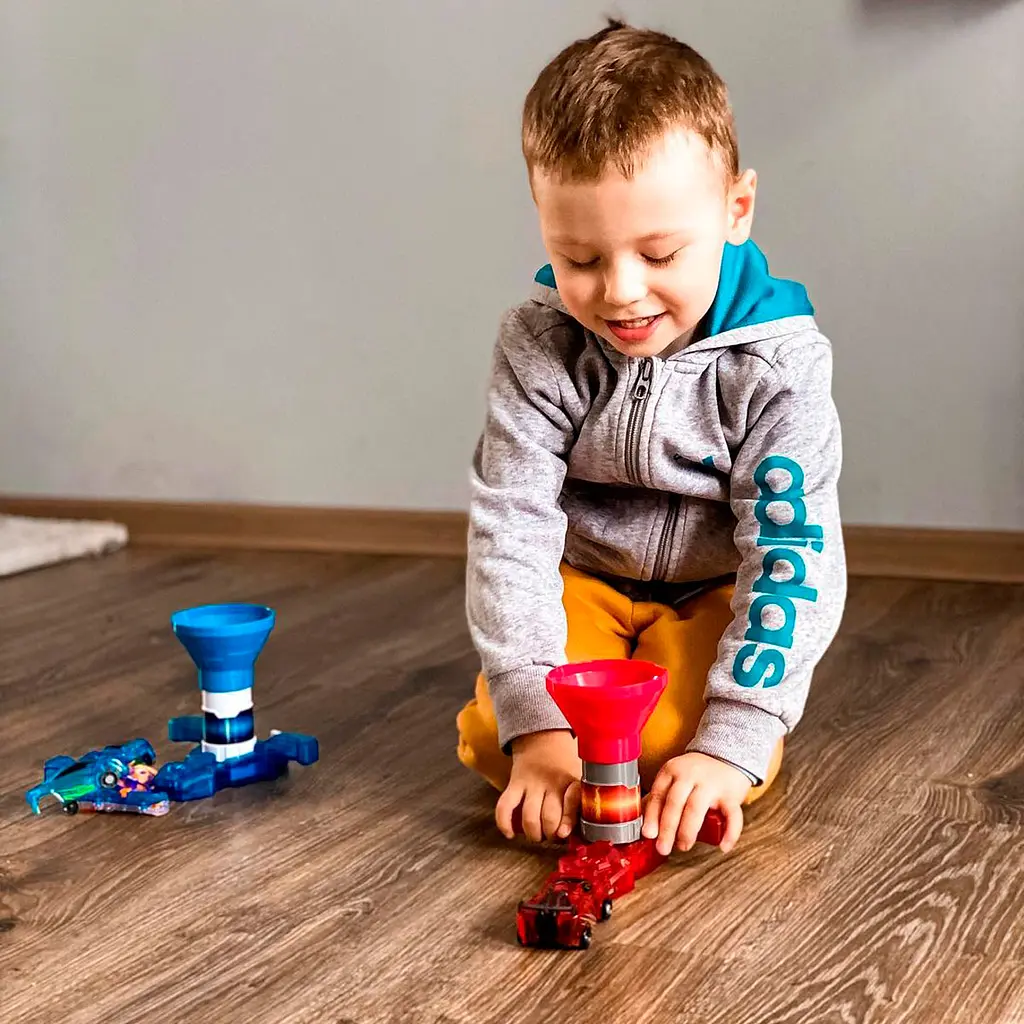 Машинка-трансформер Screechers Wild L1 Найтбайт (EU683115) - фото 6