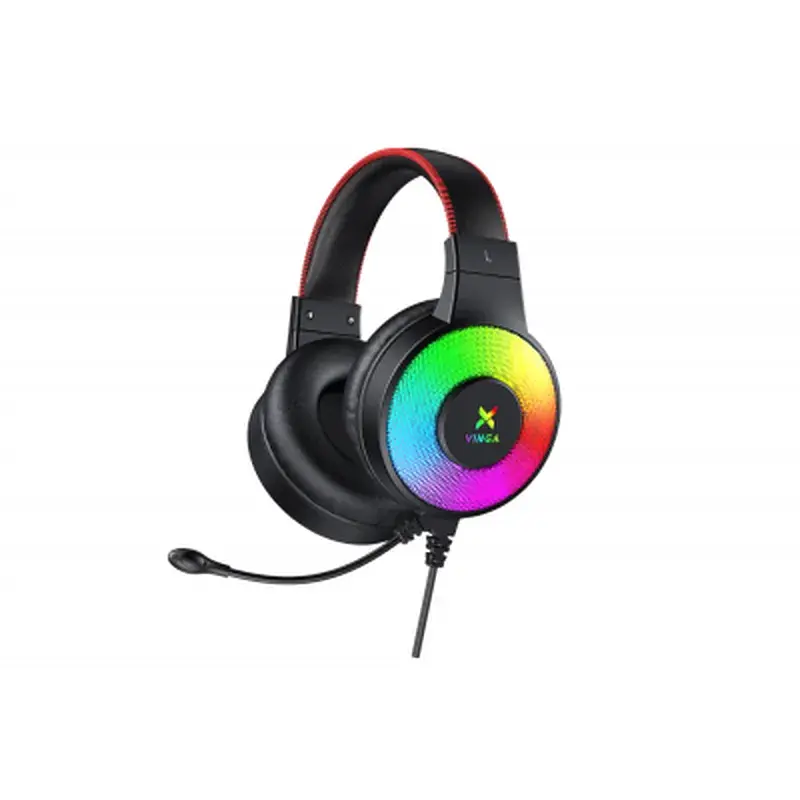 Навушники Vinga HSCU-100 Gaming LED Black (HSCU-100) - фото 2