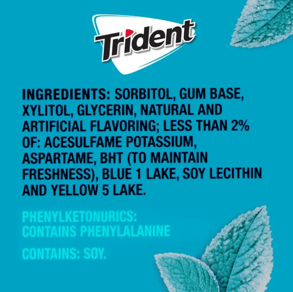 Жувальна гумка Trident Wintergreen Sugar Free Gum 14 стіків - фото 6