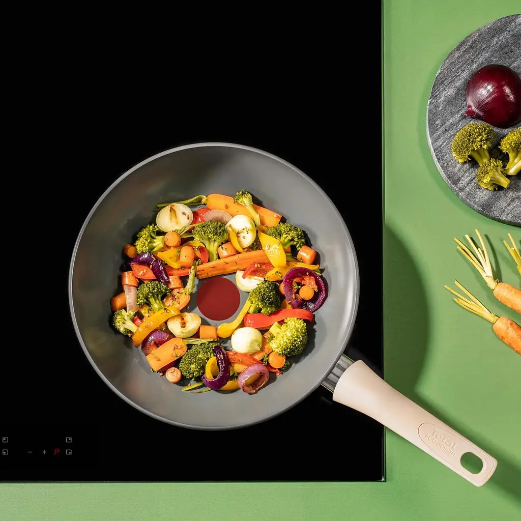 Керамическая сковорода ВОК Tefal Renewal 28 см C4301913 с керамическим антипригарным покрытием - фото 7