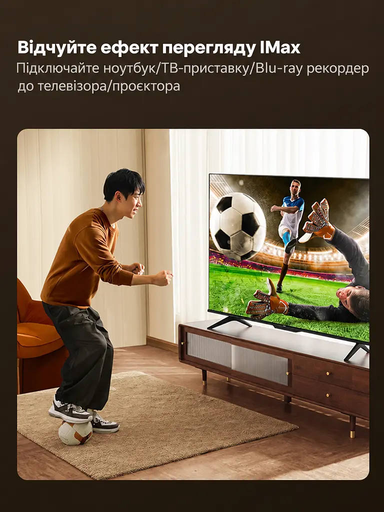Оптоволоконний кабель HDMI UGREEN HD183 2.1 8K 60 Гц 50 м чорний (55510) - фото 10