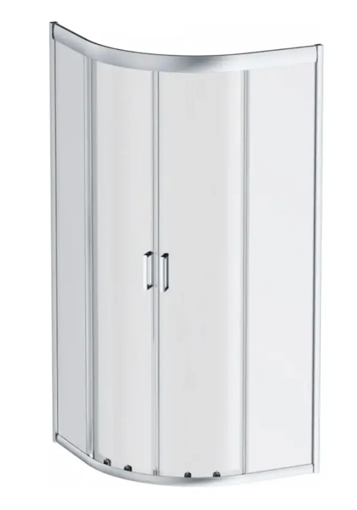 Душова кабіна AM.PM Gem 1/4 Round 90x90 см без піддону хром матовий W90UG-401-9090-MT