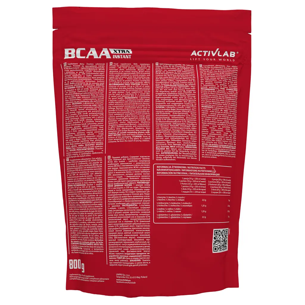 Амінокислотний Комплекс BCAA 2:1:1 + L-глютамін - 800г - фото 2