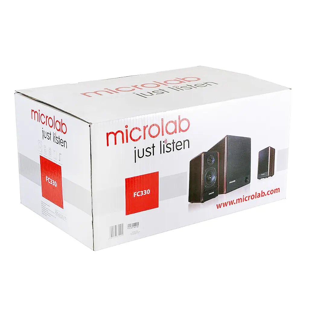 Акустична система FC-330 2.1, 56W, mini-jack, дерево Microlab teh0013963 - фото 4