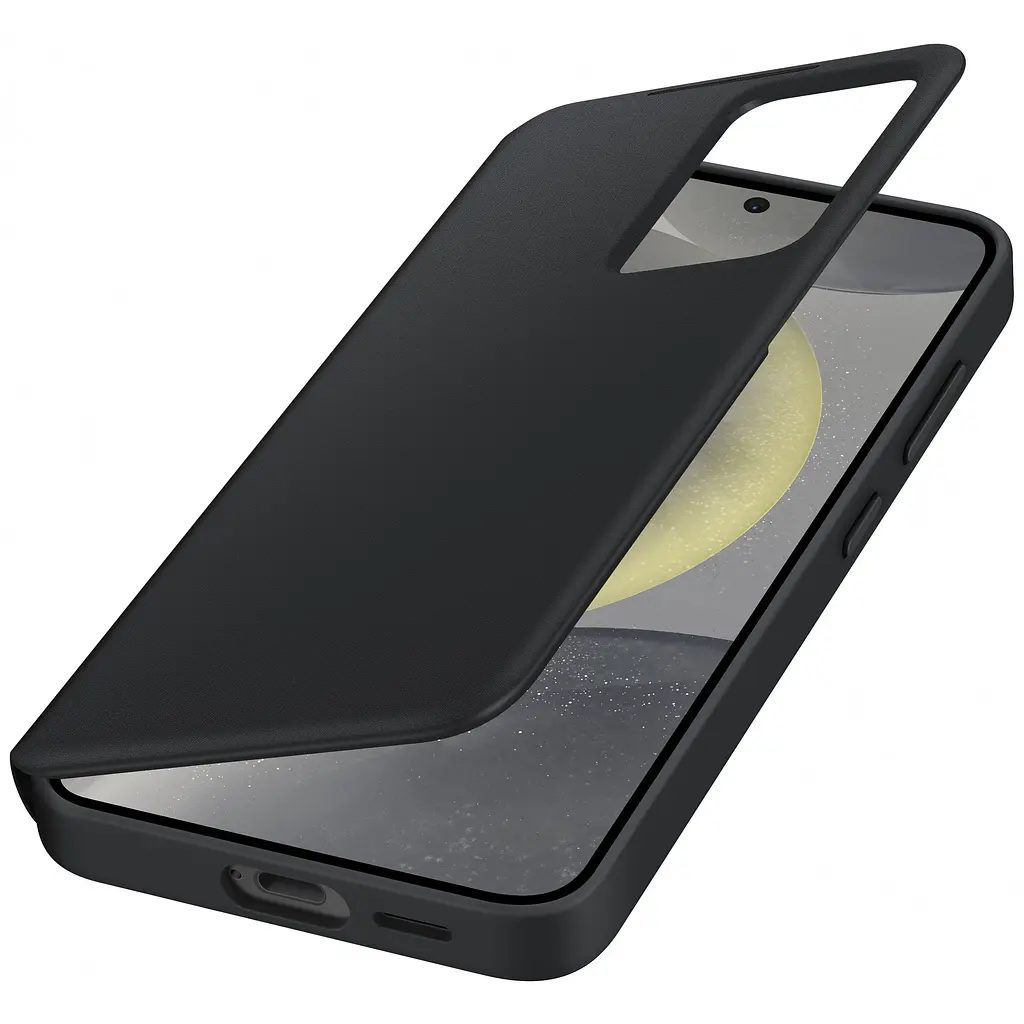Оригинальный чехол-книжка Smart View Wallet Case для Samsung Galaxy S24 Black S921 EF-ZS921CBEGWW - фото 4