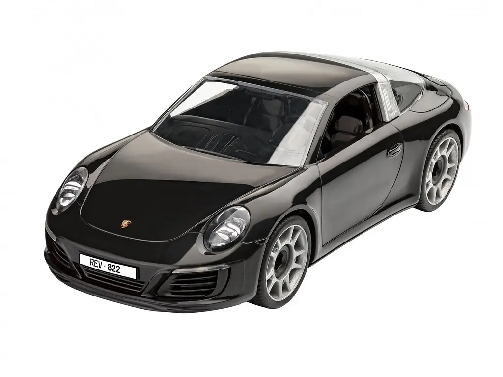 Конструктор Revell зі світлом та звуками Junior kit Porshe 911 Targa 4S чорний 00822 - фото 2