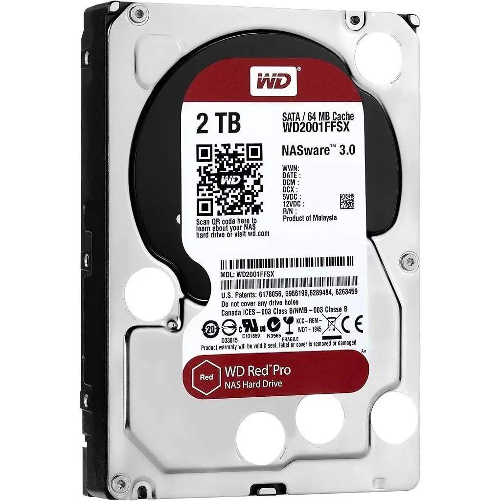 Жорсткий диск Western Digital Red Pro 3.5" 2TB 7200 rpm 64MB SATAIII (WD2002FFSX) - фото 3