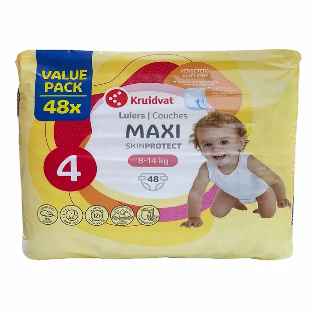Підгузки Kruidvat 4 Maxi (8-14 кг), 48 шт