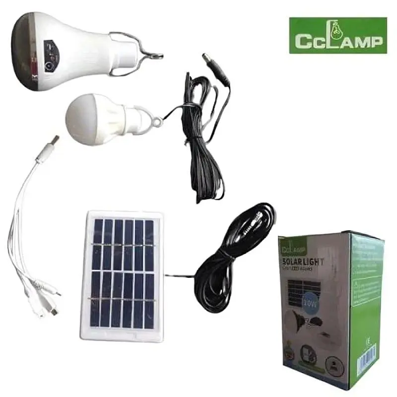 Аккумуляторная лампа CcLamp CL508 LED солнечная панель 2 режимы работы 10 Вт - фото 2