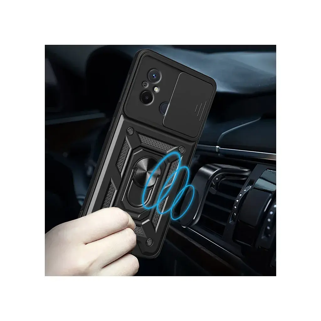 Чохол до мобільного телефона BeCover Military Xiaomi Redmi 12C Black (709165) - фото 6