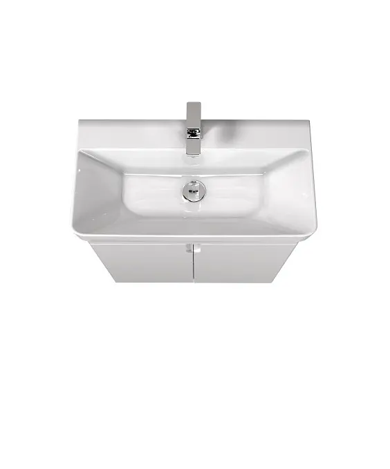 Тумба Мойдодир Simple White 70-U умивальник River 70 Білий універсальна Білий - фото 7