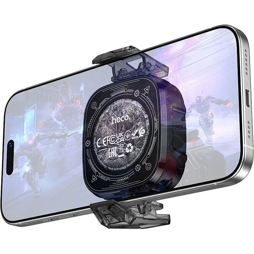 Кулер для смартфона Hoco GA5 LED Black [164236] - фото 4