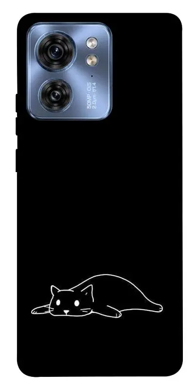 TPU чохол Demsky Lazy cat для Motorola Edge 40