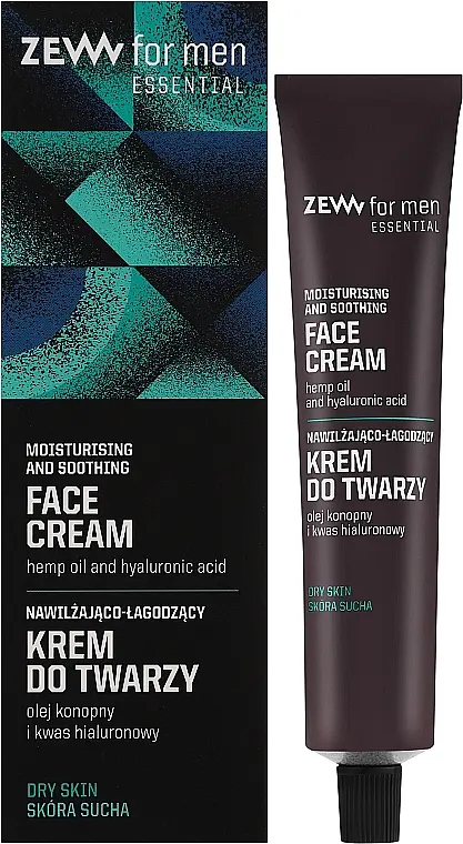 Зволожувальний крем для сухої шкіри обличчя Zew For Men Moisturising And Soothing Face Cream 50 мл - фото 2