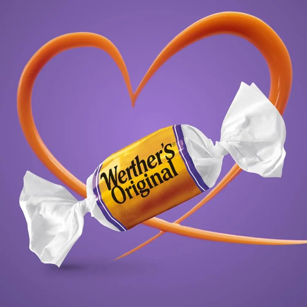 Вершкові іриски з шоколадною начинкою Werther's Original Soft Eclairs 180г - фото 2