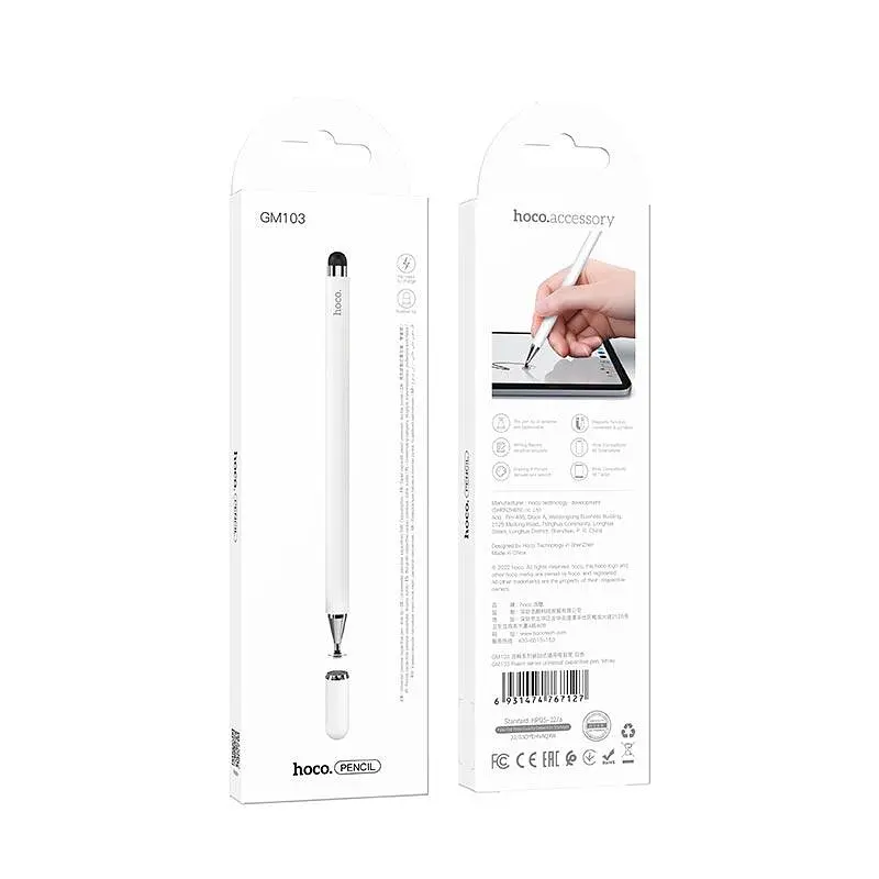 Стилус Hoco Fluent series universal capacitive pen GM103 - фото 2