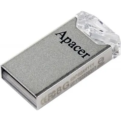 USB флеш накопичувач Apacer 64GB AH111 Crystal USB 2.0 (AP64GAH111CR-1) - фото 2