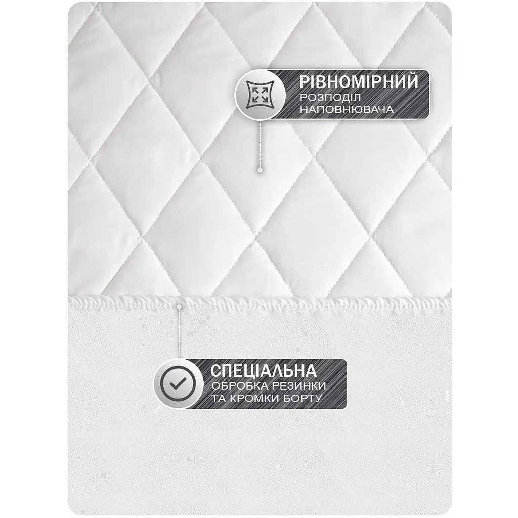 Наматрацник Good-Dream Miro Premium 160х80х30 см білий (GDMPF080160) - фото 3