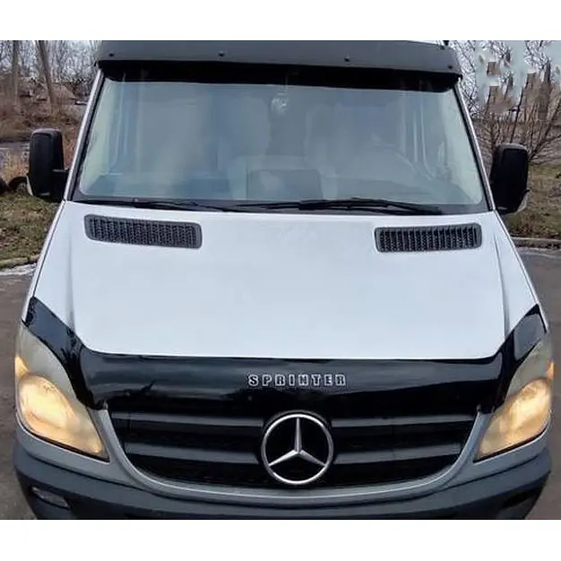 Дефлектор капота мухобійка Mercedes Sprinter 2006-2013 Voron Glass - фото 2