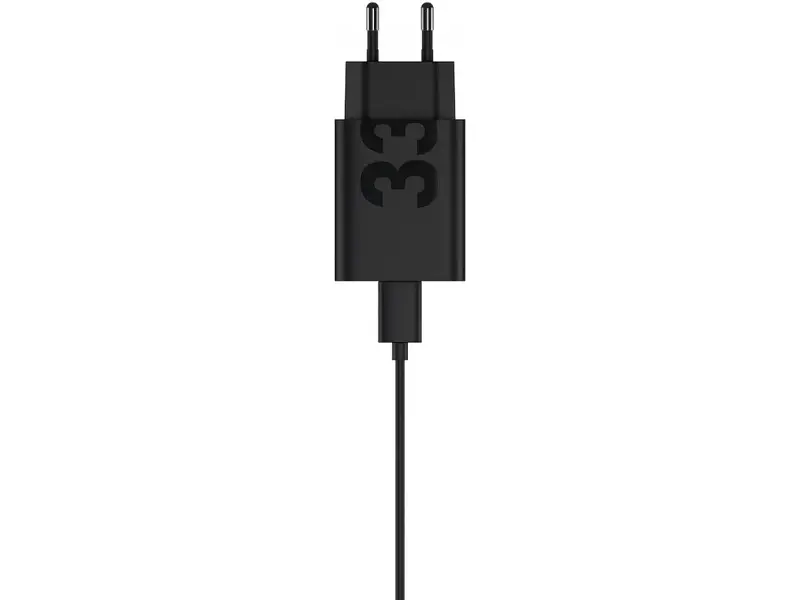 Мережевий зарядний пристрій Motorola Wall Charger 33 W with USB-C Cable 1 м Black (MC-332L) - фото 3