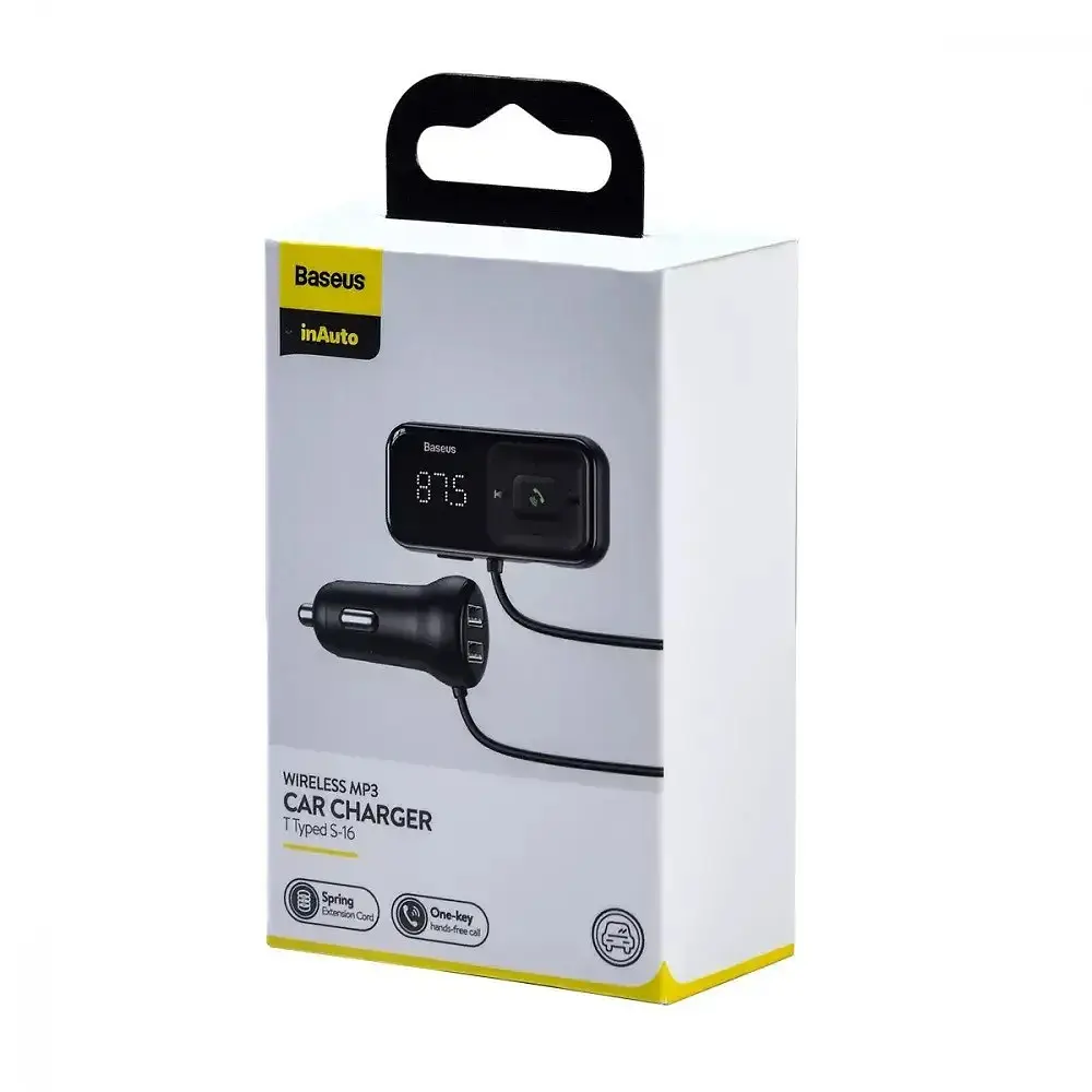 АЗП Baseus FM Launcher S-16 2USB - фото 4