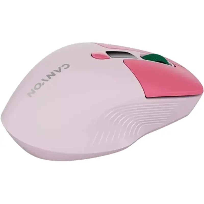 Мишка Canyon MW-26 LCD Silent Wireless/Bluetooth Pink (CNS-CMSW26P) - фото 5