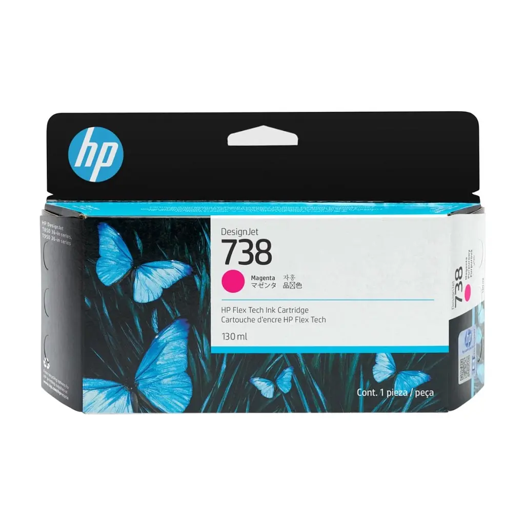 Картридж HP DJ No.738 130-ml Magenta (498N6A)