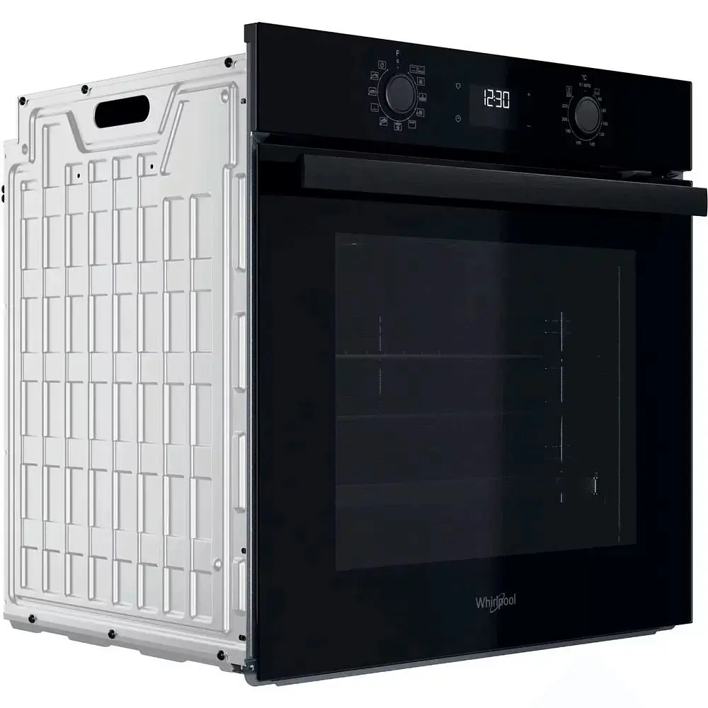 Духовой шкаф электрический Whirlpool 71 л A+ дисплей конвекция телескопические направляющие черный - фото 6