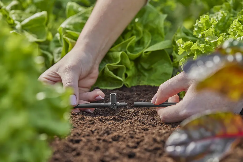З'єднувач Т-подібний для мікронасадок Gardena Micro-Drip-System для шлангів 4,6 мм, 5 шт (13216-20) - фото 2