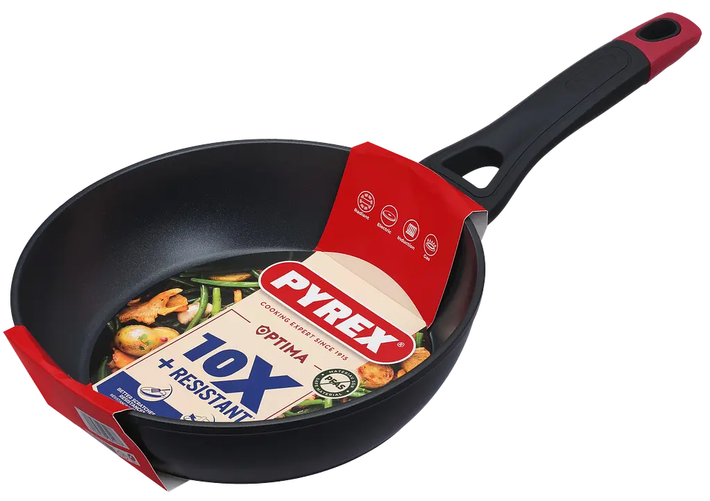 Сковорода Pyrex Optima 24 см глибока kuh0016666 - фото 2
