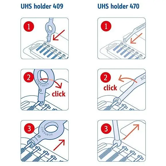 Набір міжзубних щіток Curaprox Start 0.9 мм CPS 406 5 шт. + 1 тримач UHS 409 + 1 тримач UHS 470 - фото 6