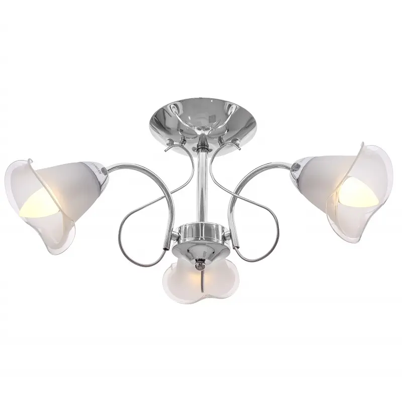 Люстра потолочная Brille в спальню E14 40W CH (LK-574C/3) - фото 4